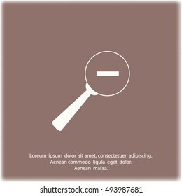 Vector Magnifier Glass and Zoom
