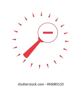 Vector Magnifier Glass and Zoom