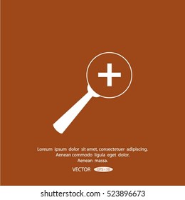 Vector Magnifier Glass and Zoom