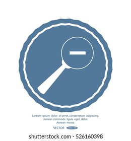 Vector Magnifier Glass and Zoom