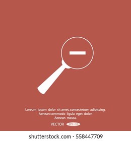Vector Magnifier Glass and Zoom