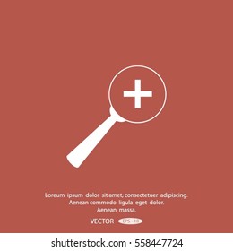 Vector Magnifier Glass and Zoom
