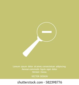 Vector Magnifier Glass and Zoom