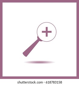 Vector Magnifier Glass and Zoom