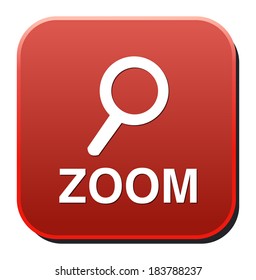 Vector magnifier icon