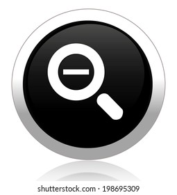 Vector magnifier icon