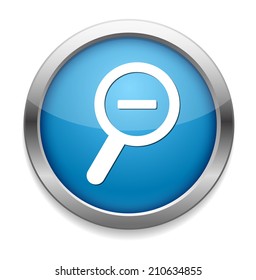 Vector magnifier icon