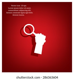 vector magnifying glass