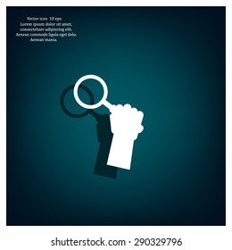 vector magnifying glass