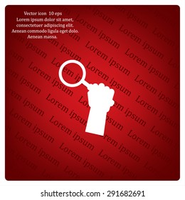 vector magnifying glass
