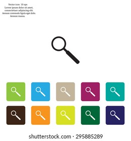 vector magnifying glass