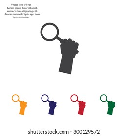 vector magnifying glass