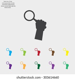vector magnifying glass