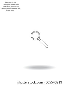 vector magnifying glass