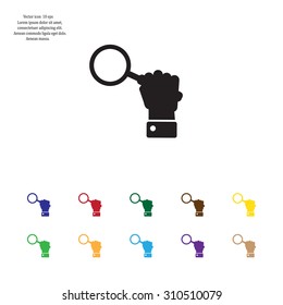 vector magnifying glass