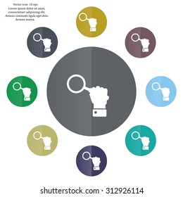 vector magnifying glass
