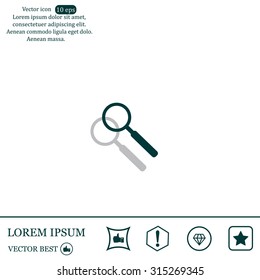 vector magnifying glass