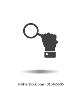 vector magnifying glass