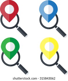 vector magnifying glass