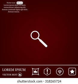 vector magnifying glass