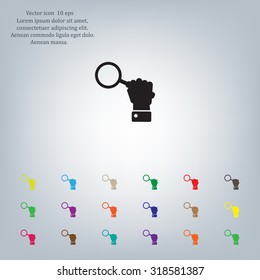vector magnifying glass