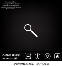 vector magnifying glass