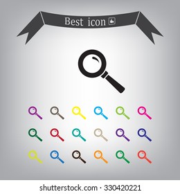 vector magnifying glass