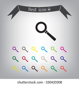 vector magnifying glass