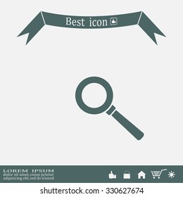 vector magnifying glass