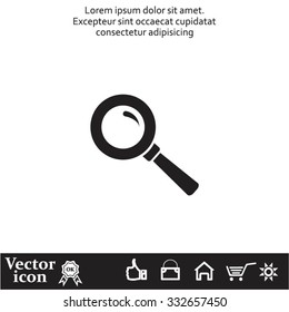 vector magnifying glass