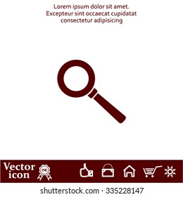 vector magnifying glass