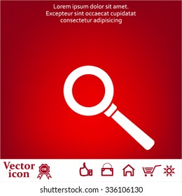 vector magnifying glass