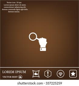 vector magnifying glass