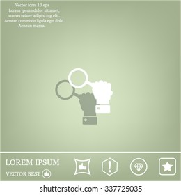 vector magnifying glass
