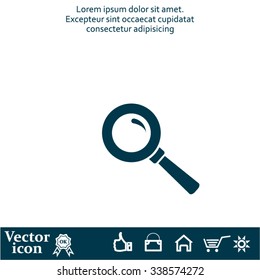vector magnifying glass