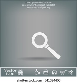 vector magnifying glass