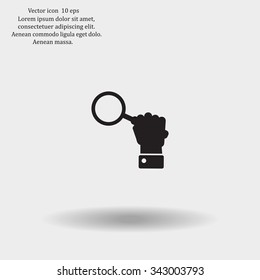 vector magnifying glass