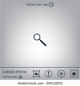 vector magnifying glass