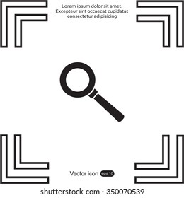 vector magnifying glass