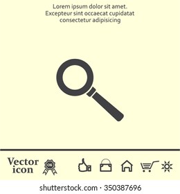vector magnifying glass