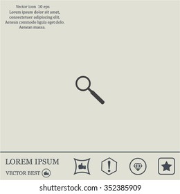 vector magnifying glass
