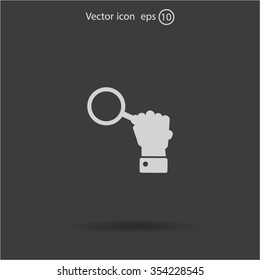 vector magnifying glass