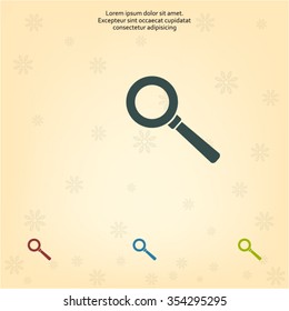 vector magnifying glass