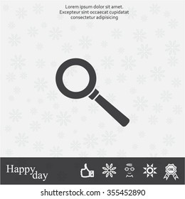 vector magnifying glass