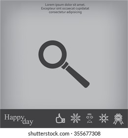 vector magnifying glass