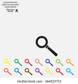 vector magnifying glass