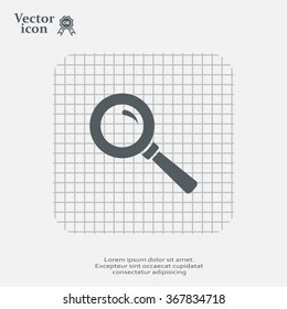 vector magnifying glass