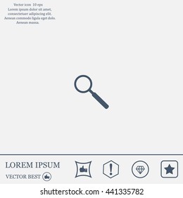vector magnifying glass