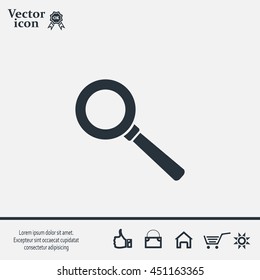 vector magnifying glass