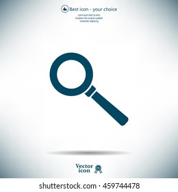 vector magnifying glass